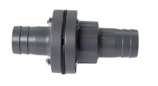 1-1/8″ Barbed In-Line Check Valve