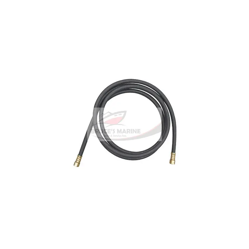 10-Foot Propane Hose Assembly – 1-Braid, 350 PSI Rated, 1/4″ ID