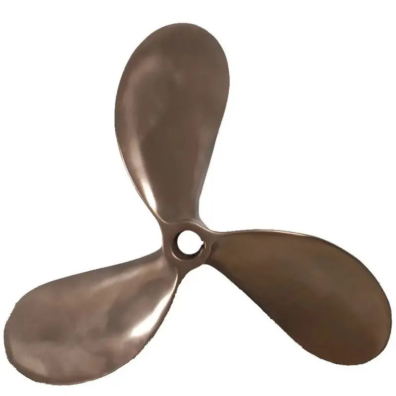 22-Inch Polished Bronze Propeller Wall Decor