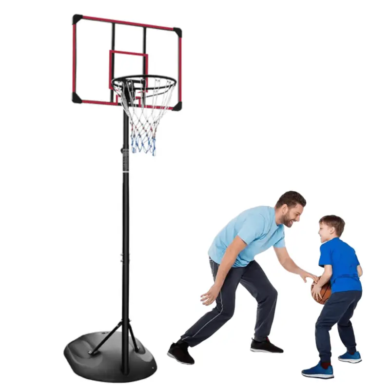 32-Inch Adjustable Kids Basketball Hoop for Indoor and Outdoor Use – Height-Adjustable Portable Goal for Children and Adults