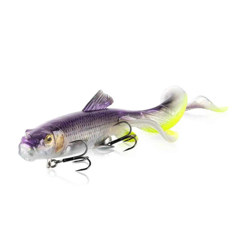 3D Sucker X-Tail Swimbaits – 9″, Flash Yellow Cisco Pattern