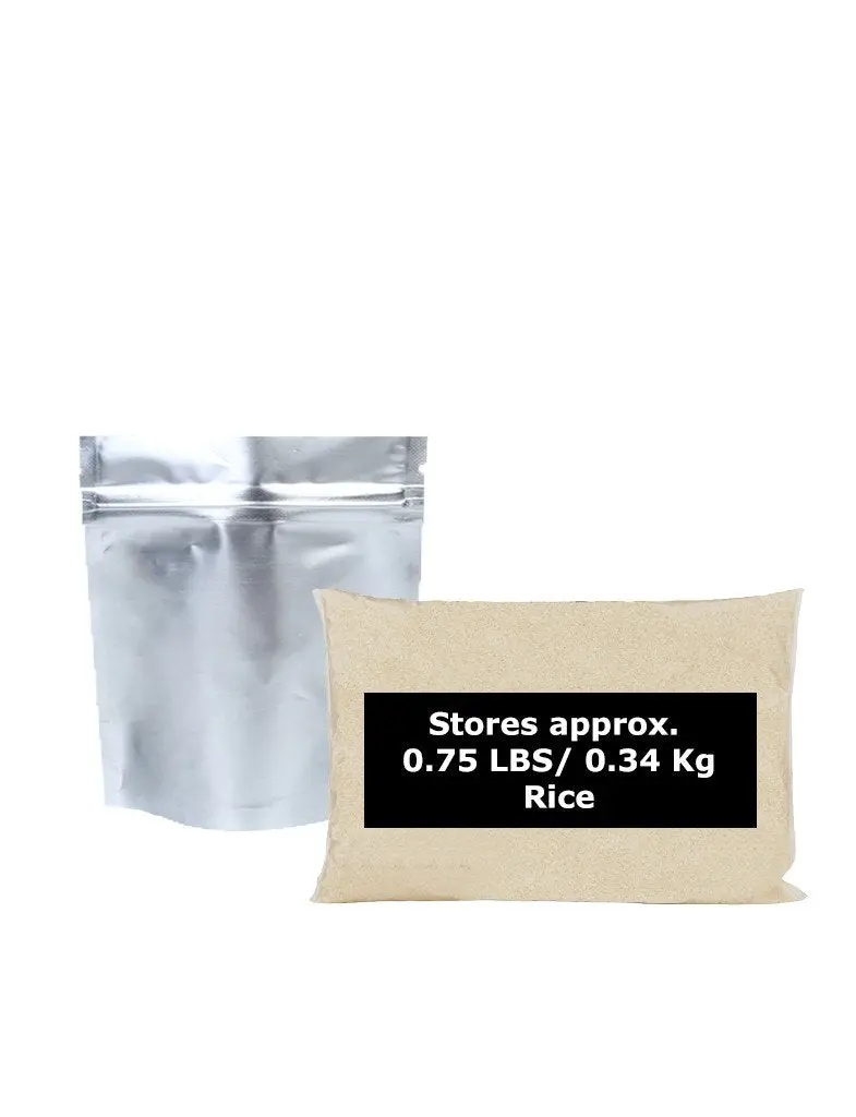 50-Pack 1-Quart Mylar Bags — 5-Mil Sealable Storage for Dry Goods