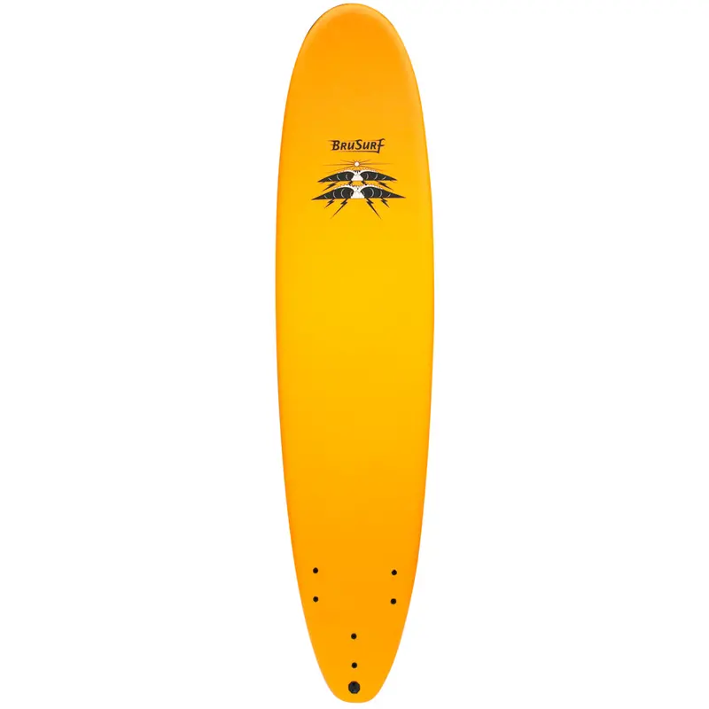 8′ BruSurf Foam Surfboard – Versatile Longboard Feel with Soft-Top Safety