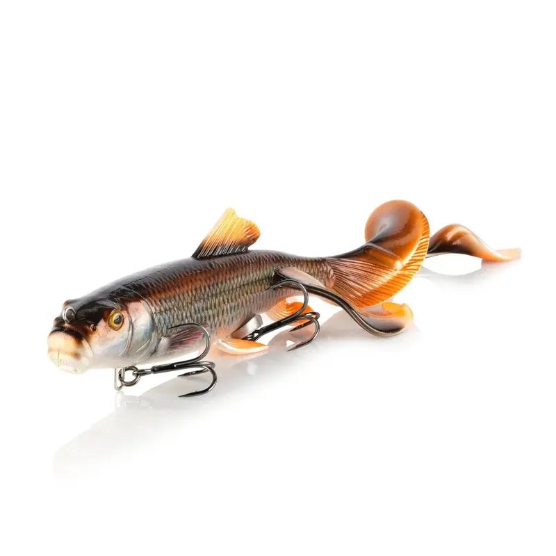 9-Inch 3D Sucker X-Tail Lure – White Sucker