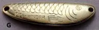 Acme Sidewinder 3/4 oz Gold Spoon Lure
