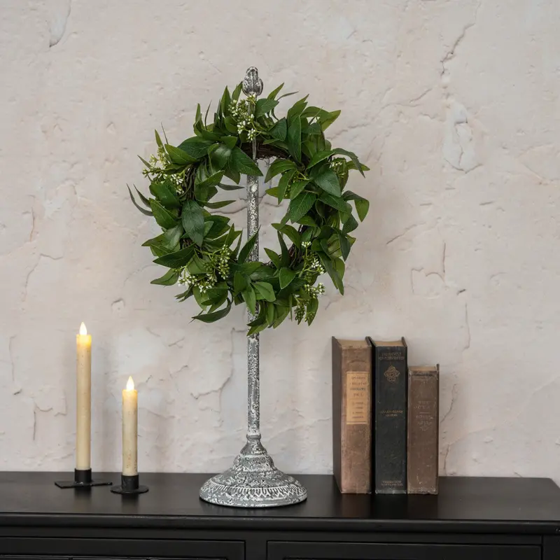 Adjustable Weathered-Gray Display Stand