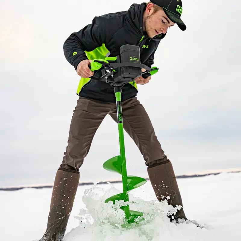 Alpha 10-Inch Plus Composite Ice Auger – Dual-Battery Power System