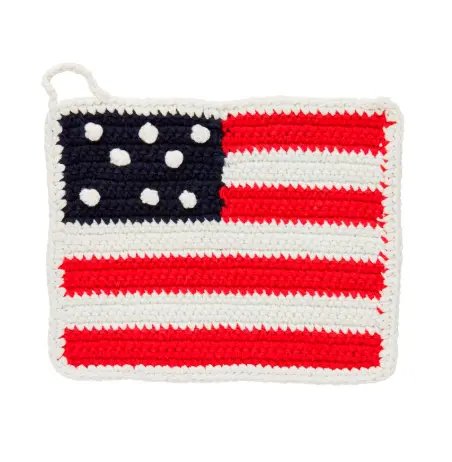 American Flag Heat-Resistant Pot Holder