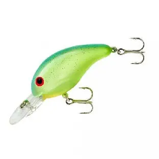 Bandit 4–8 Foot Diving Crankbait – 2-Inch, 1/4-Ounce, Chatreuse with Blue Back