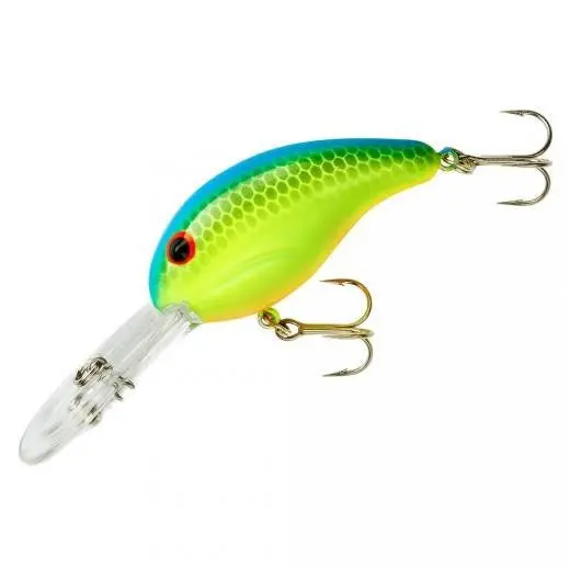 Bandit Chatreuse Blue Back Lure – 3/8 oz, 2 in, 8–12 ft Depth