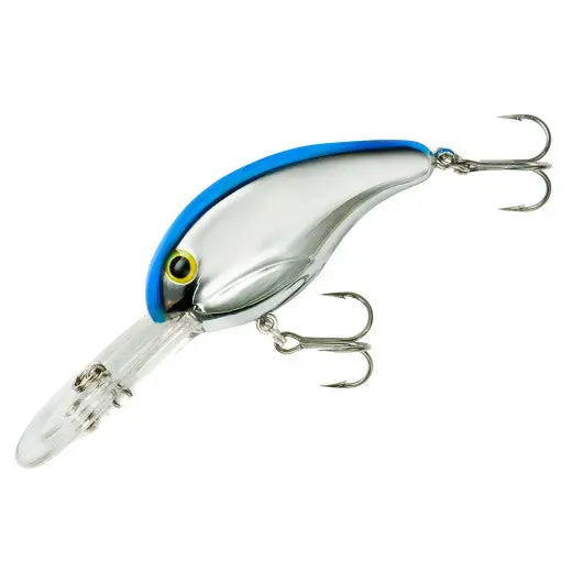Bandit Chrome Blue Back Crankbait – 2 Inch, 3/8 oz, 8–12 Foot Dive Range