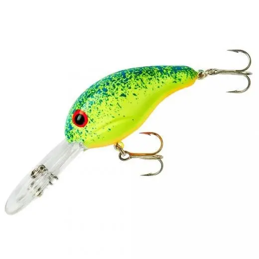 Bandit Crankbait – 2-Inch Diving Depth to 8–12 Feet, 3/8-Ounce Blue Splatter Back