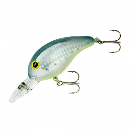 Bandit Metal Flake Shad Hard Lure – 2 Inch, 1/4 oz, 4–8 Foot Diving Depth