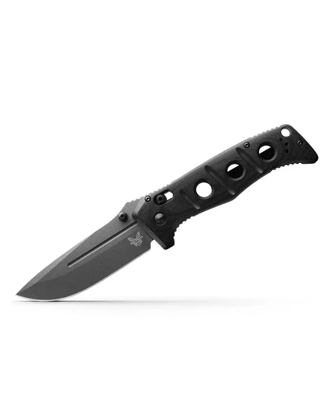 Benchmade Adamas 275GY-1 Tactical Folder – Black G10 Handle, S30V Edge