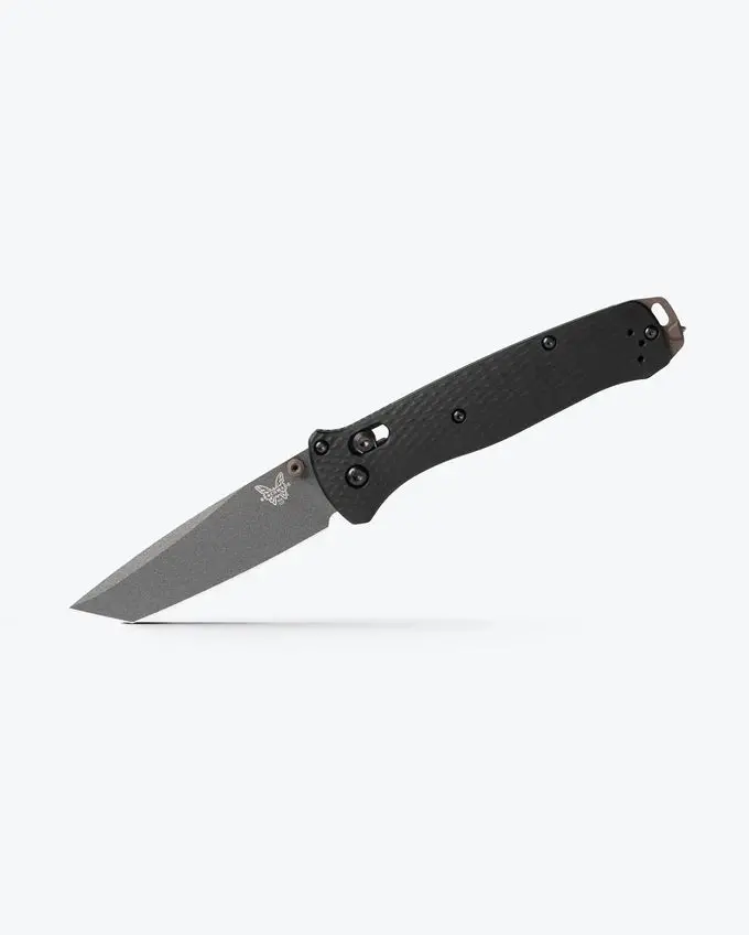 Benchmade Bailout 537GY-03 Tactical Folder – Black Anodized Aluminum Handle