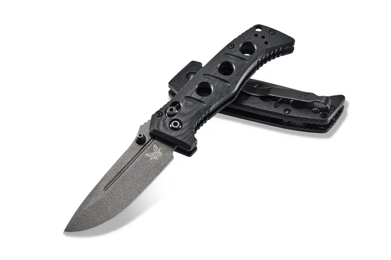 Benchmade Mini Adamas Folding Knife – Black G10 Handle (273GY-1)