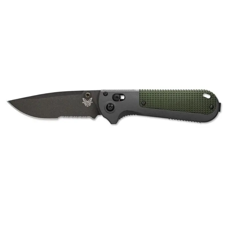 Benchmade Redoubt Folding Knife – Serrated Edge (Model 430SBK)