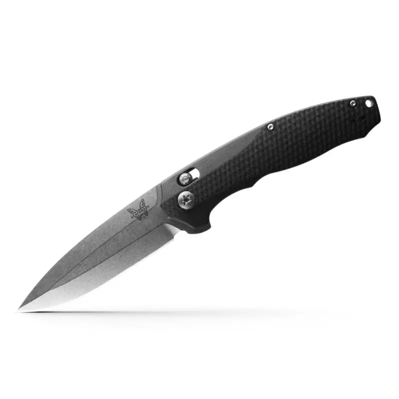 Benchmade Vector EDC Knife — Black G10 Handle (Model 495)