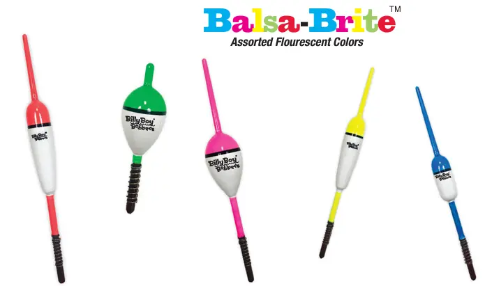 Betts Balsa Spring Float – 3/4″, Assorted Bright Colors, 18-Pack