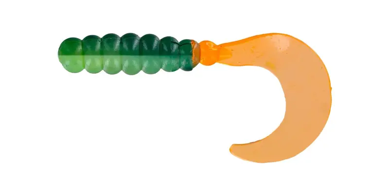 Big Bite 2-Inch Fat Grub – Firetiger Camo Pattern, 10-Pack