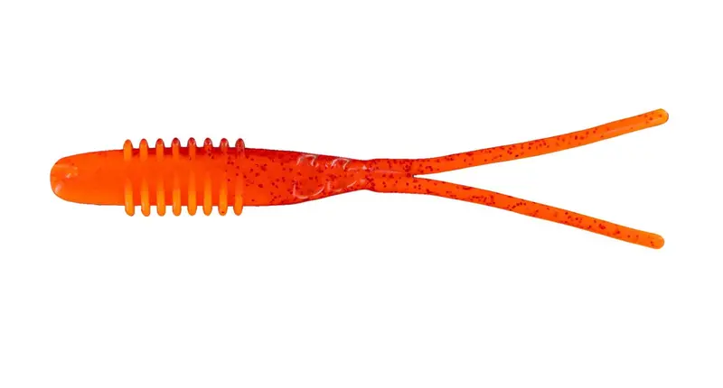 Big Bite Kamikaze Swimon Split-Tail Swim Bait – 4.25-Inch Flamethrower Color (7-Pack)