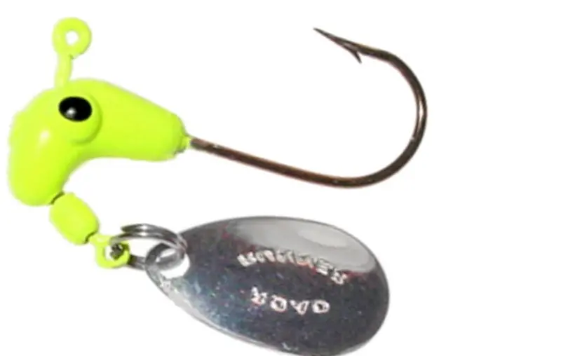 Blakemore Road Runner Jig Heads – 1/4 oz, Bulk Pack, Chartreuse Finish