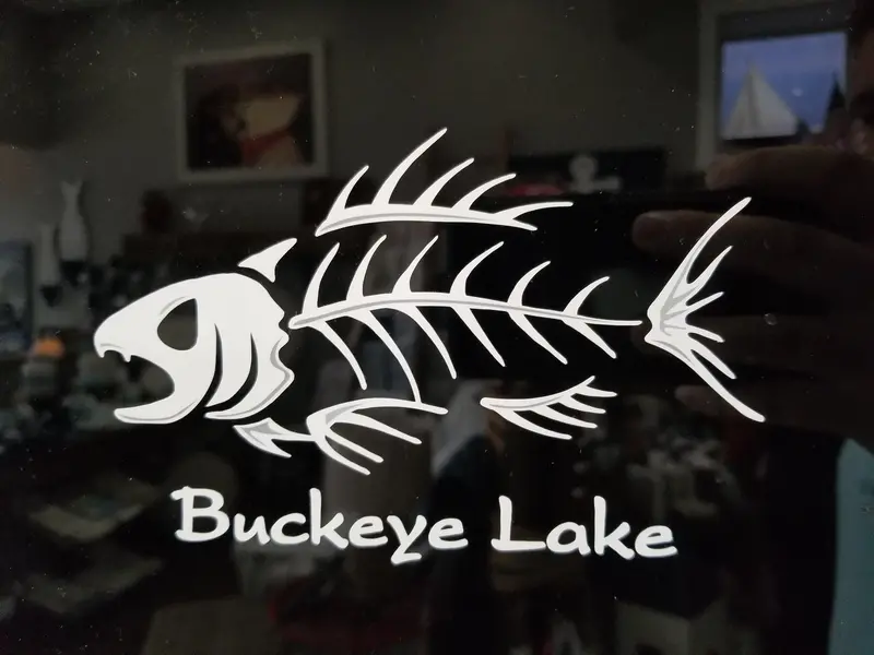 Blue Fish Car Decal – Lakeside Lifestyle Vehicle Sticker