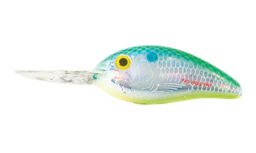 Bomber Fat Free Fingerling Crankbait – 3/8-Ounce Citrus Shad, 2.375-Inch, 8–10 ft Depth