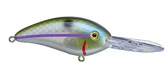 Bomber Fat Free Fingerling Crankbait – 3/8 oz, 2-3/8 Inch, Alabama Herring (8–10 ft Dive)