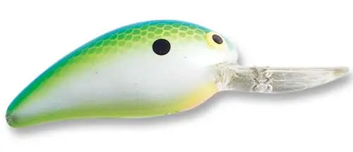 Bomber Model A – 2.125-Inch, 0.375-Ounce Citrus Crankbait for 6–8 Foot Depths