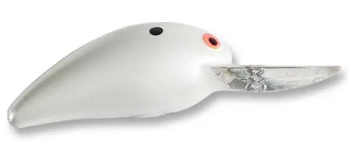 Bomber Model A Crankbait – 2-5/8″ / 1/2 oz Pearl Finish (8–10 ft Diving Depth)