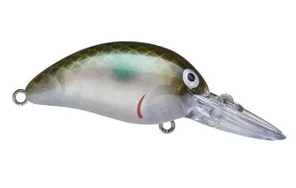 Bomber Model A Crankbait – 3/8 oz, 2-1/8 Inch, Green Pearl Shad (6–8 ft Dive)