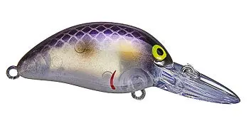 Bomber Model A Crankbait – 3/8 oz, 2-1/8 Inch, Purple Pearl AYU (6–8 ft Dive)