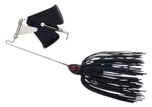 Booyah Buzz Bait – 1/4 oz Black Blade & Skirt