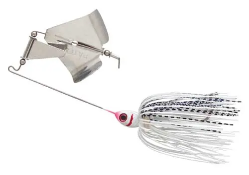 Booyah Buzz Bait – 1/4oz, Snow White Shad