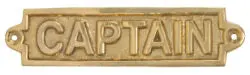 Brass Captain Nautical Wall Hook