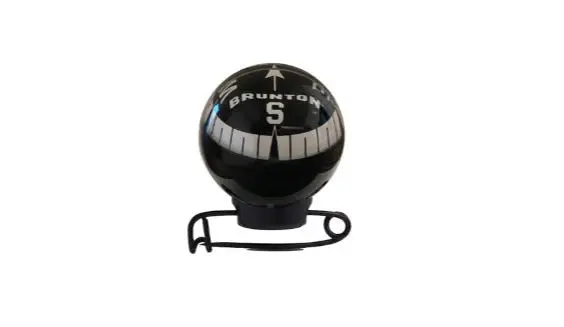 Brunton Mini Globe Compass – Hands-Free Pin-On Design