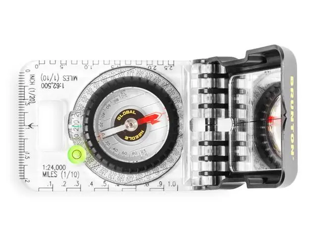 Brunton TruArc 15 Mirrored Sighting Compass – Precision Navigation Tool with Mirror
