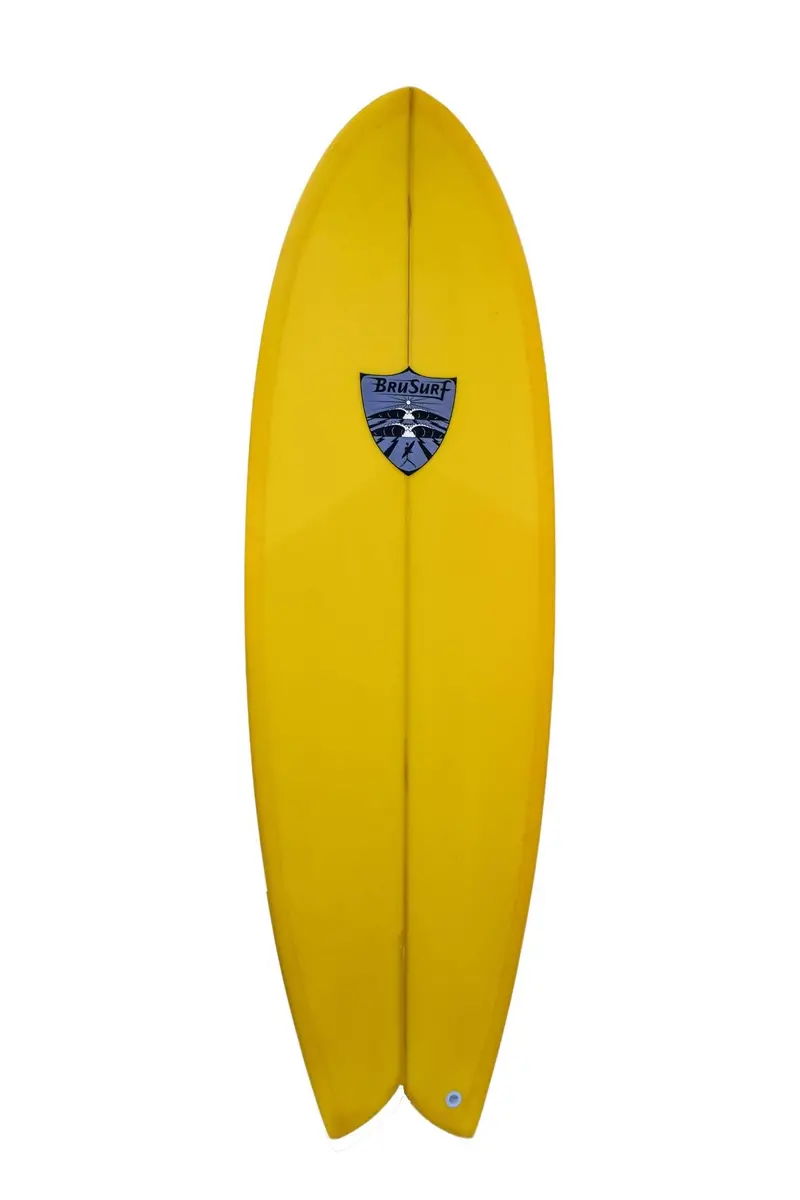 BruSurf Retro Fish Surfboard