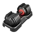 BTMWAY 10-in-1 Adjustable Dumbbell Set – 55 lb Home Gym Weight System with Twist-Handle Design, Barbell Option & Compact Storage for Men and Women