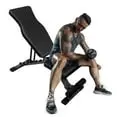BTMWAY Heavy-Duty Adjustable Weight Bench – 600-LB Capacity, Multi-Angle Incline/Decline Design for Full-Body Training
