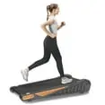 BTMWAY Under-Desk Walking Pad Treadmill – Compact 8% Incline Treadmill with LCD Display, Remote Control & 2.0 HP Motor for Small Spaces