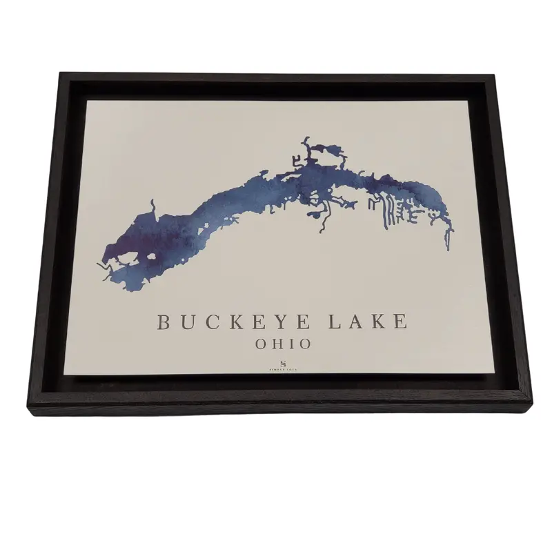 Buckeye Lake ‘Simple Soul’ Black-Framed Wall Print