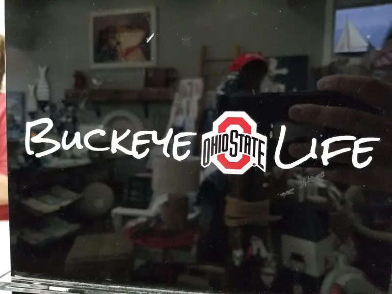Buckeye Life Auto Decal – Ohio Pride Vinyl Sticker