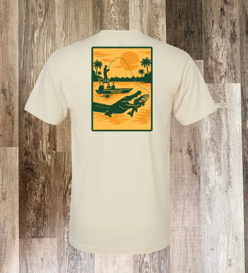 Bull Bay Everglades Graphic T-Shirt – Florida-Inspired Nature Design