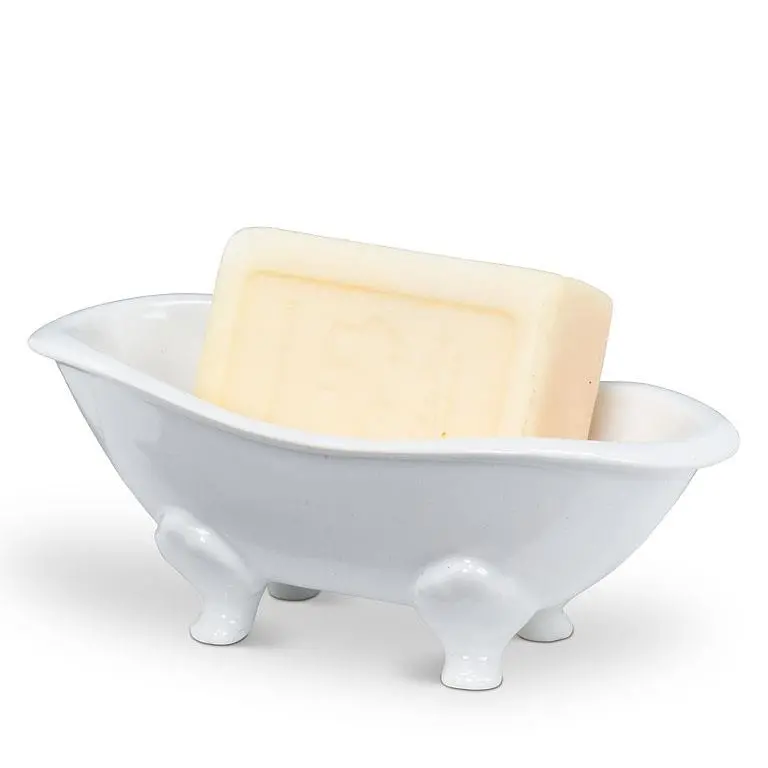 Ceramic Bathtub Soap Holder Dish