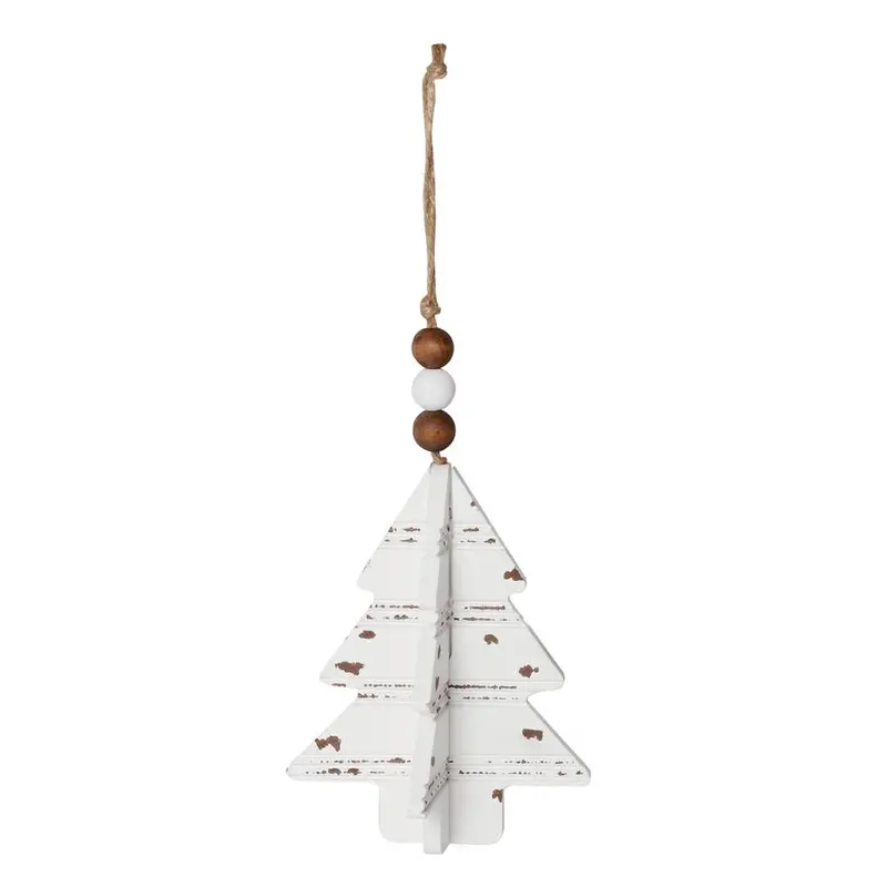 Chippy Wood Tree Puzzle Ornament
