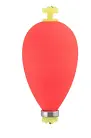 Comal Compact Weighted Pear Float – 1.25-Inch, Red, 25-Count