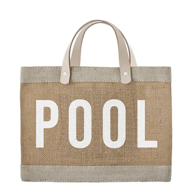 Compact Poolside Mini Market Tote Bag
