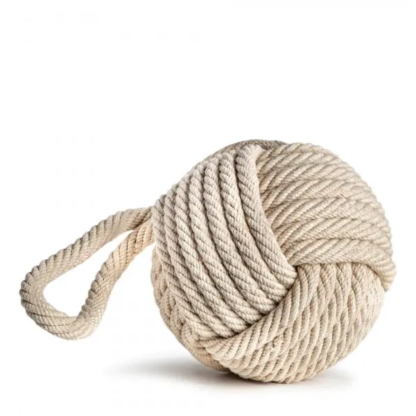 Cotton Monkey Fist Knot Doorstop – Coastal Home Decor